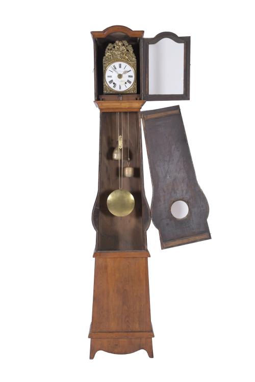 CATALAN POPULAR GRANDFATHER CLOCK, 19TH CENTURY.