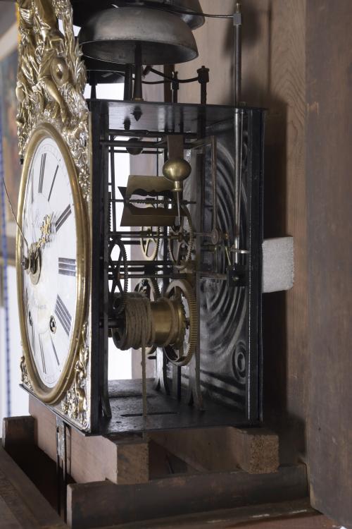 CATALAN POPULAR GRANDFATHER CLOCK, 19TH CENTURY.