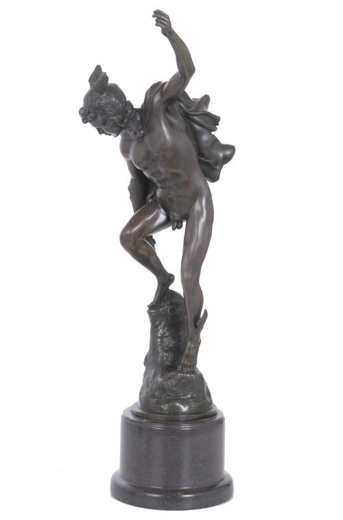 GRAND TOUR. AFTER GIAMBOLOGNA (1529 - 1608). "MERCURY", 19T