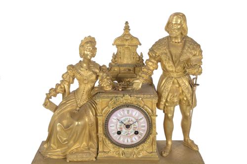 LOUIS PHILIPPE - NAPOLEON III TABLE CLOCK, CIRCA 1850 - 186