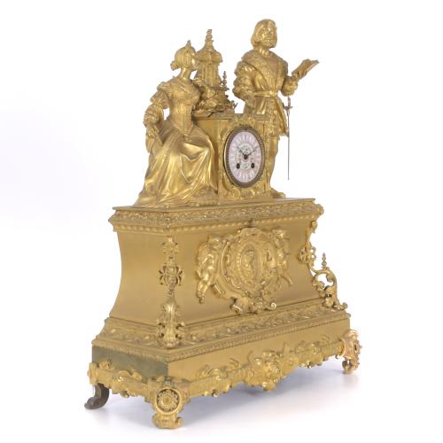 LOUIS PHILIPPE - NAPOLEON III TABLE CLOCK, CIRCA 1850 - 186