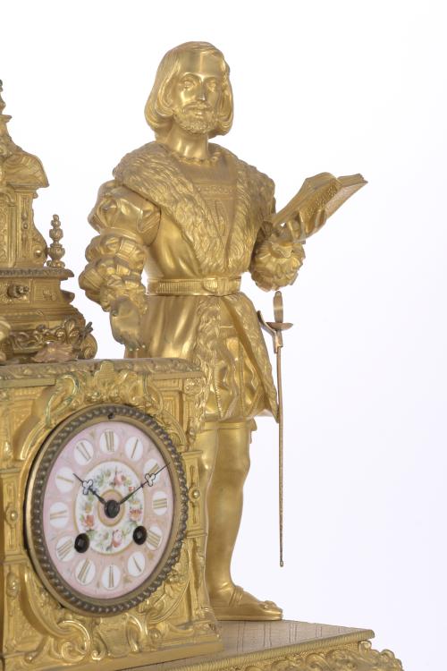 LOUIS PHILIPPE - NAPOLEON III TABLE CLOCK, CIRCA 1850 - 186