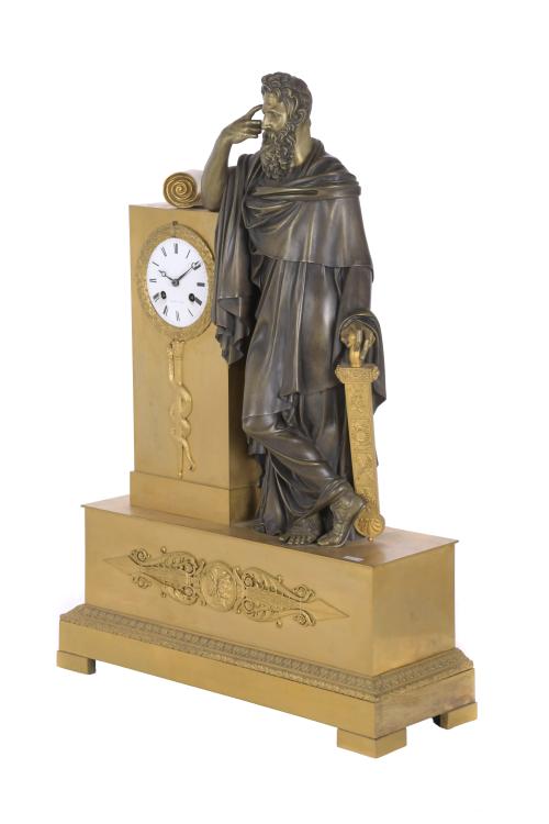 JEAN-ANTOINE LÉPINE (1720 - 1814). EMPIRE TABLE CLOCK WITH 