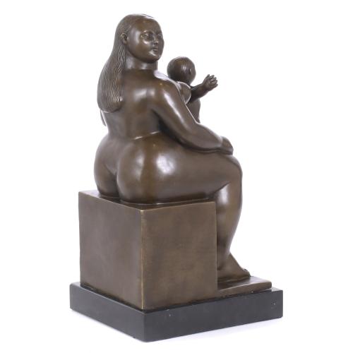 AFTER MODELS BY FERNANDO BOTERO (1932 - 2023). "MATERNITY"