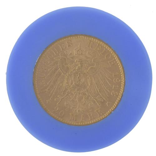 GOLD 20-MARK COIN, 1913.