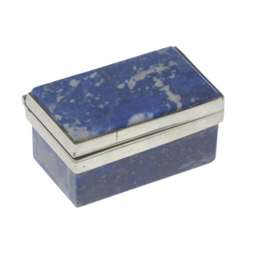 LAPIS LAZULI PILLBOX.