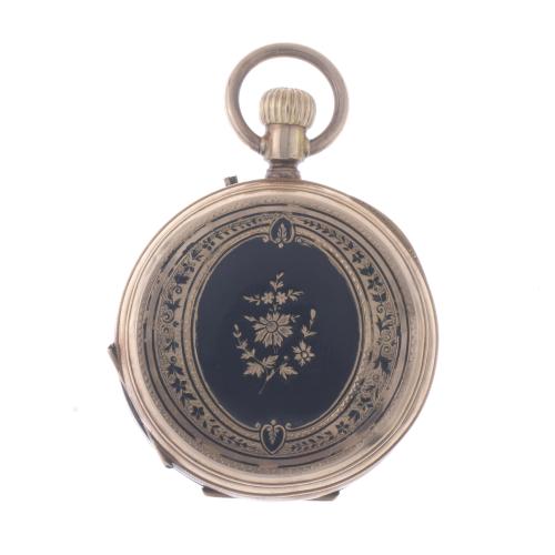 GOLD POCKET WATCH.