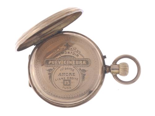 GOLD POCKET WATCH.