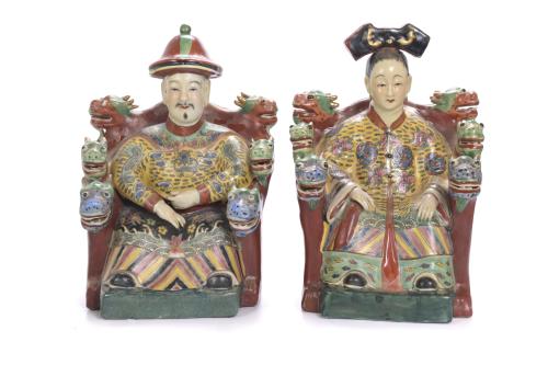 MID 20TH CENTURY CHINESE SCHOOL. SET OF SEVEN FIGURES.