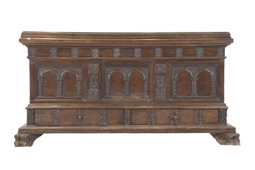 CATALAN HOPE CHEST, 19TH CENTURY.