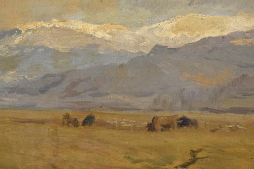 ENRIC GALWEY (1864-1931). "Landscape".