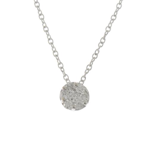 DIAMONDS PENDANT WITH LINKS CHAIN