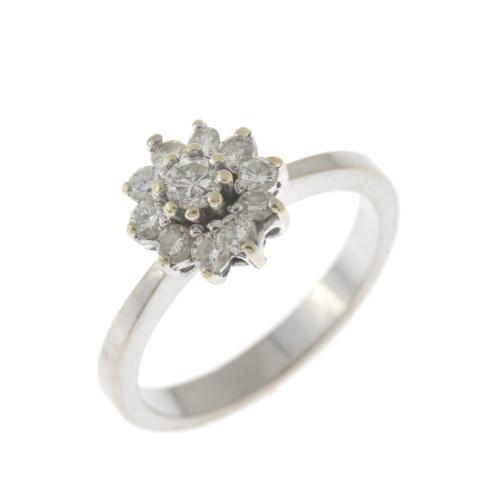 DIAMONDS ROSETTE RING