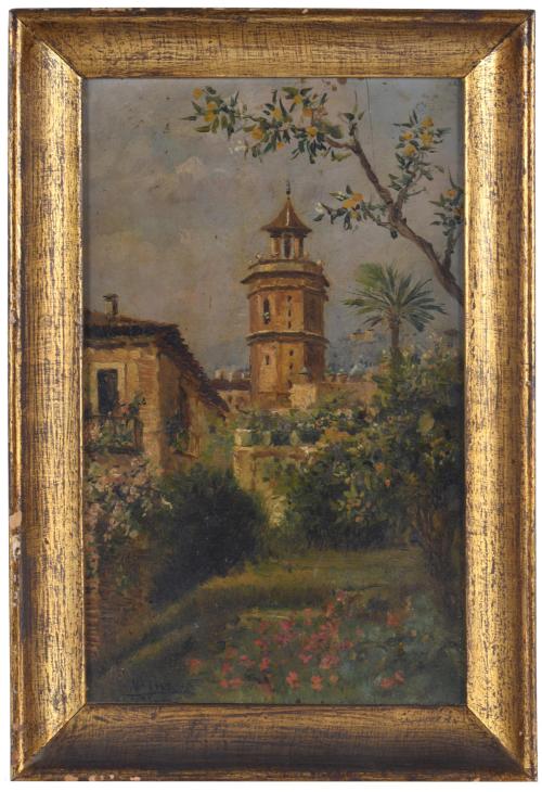 20TH CENTURY ANDALUSIAN SCHOOL.  "Landscape".