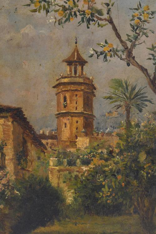 20TH CENTURY ANDALUSIAN SCHOOL.  "Landscape".