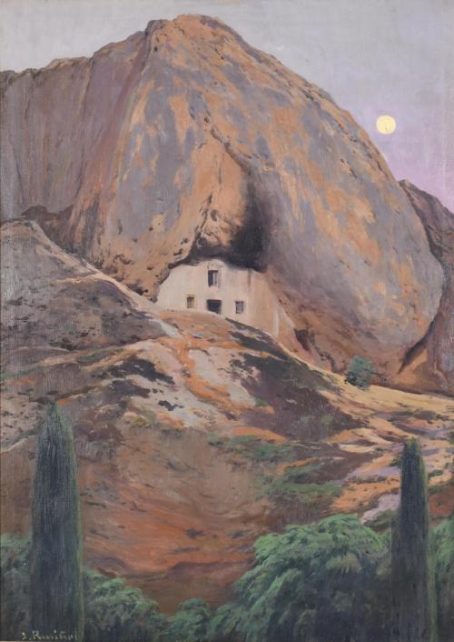 SANTIAGO RUSIÑOL (1861-1931). "Casa de la Bruixa", Cuenca, 1916.