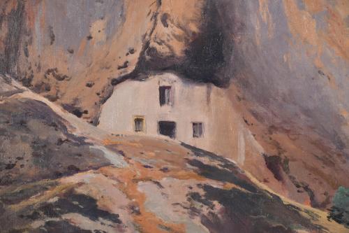 SANTIAGO RUSIÑOL (1861-1931). "Casa de la Bruixa", Cuenca, 