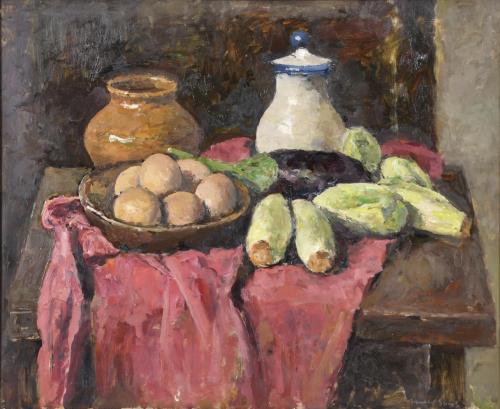 JOSEP MARIA MALLOL SUAZO (1910-1986). "Still life".