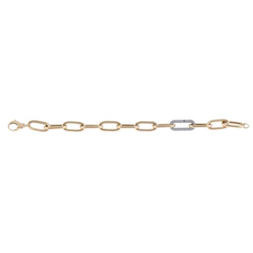 Links chain bracelet.