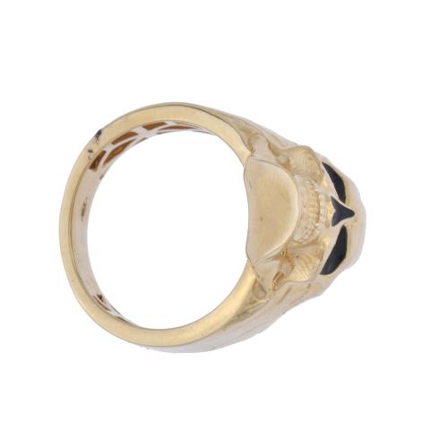 Anillo en forma de calavera