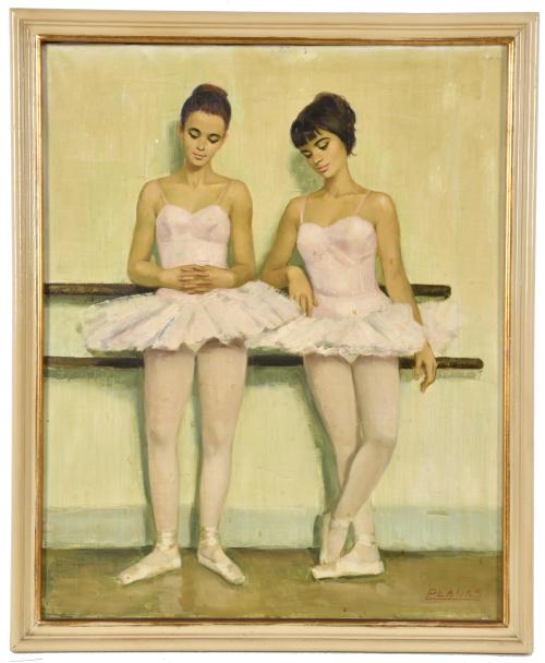 ESCUELA ESPAÑOLA, SIGLO XX. "Bailarinas".