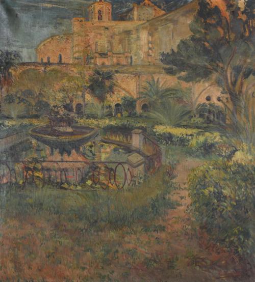 RICARDO ESTIVILL DE LLORACH (1879-1952). "Claustro de La Seu de Tarragona". 