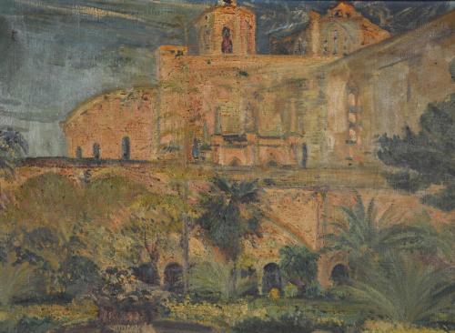 RICARDO ESTIVILL DE LLORACH (1879-1952). "Claustro de La Se