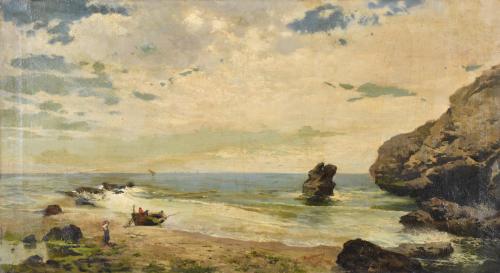 JOSEP Mª MARQUÉS I GARCÍA (1862-1938). "Marina", 1882.