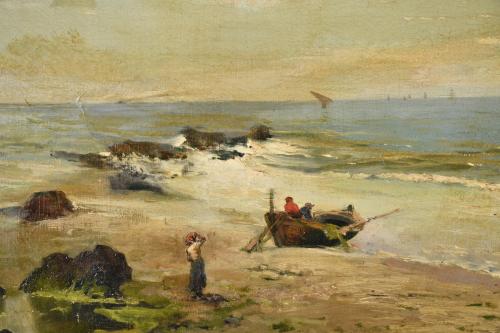 JOSEP Mª MARQUÉS I GARCÍA (1862-1938). "Marina", 1882.