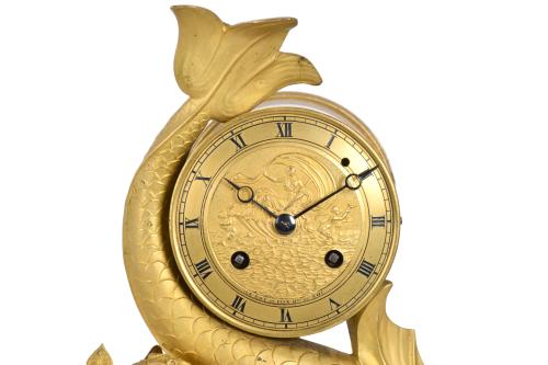 LEROY ET FILS.  Reloj de sobremesa Carlos X, circa 1830.