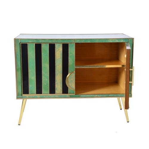 Mueble aparador en cristal de Murano, circa 1950 - 1960.