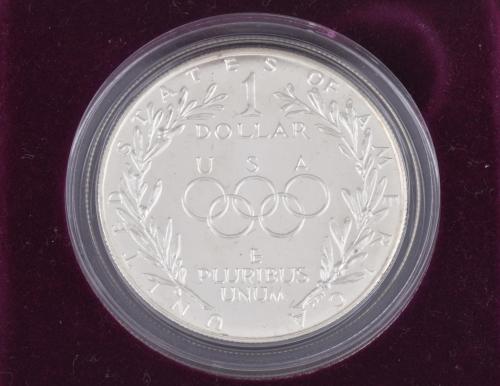 One dollar silver coin, commemorative of the Atlanta Olympi