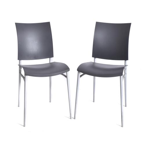 PHILIPPE STARCK (1949) PARA CASSINA. Conjunto seis sillas m