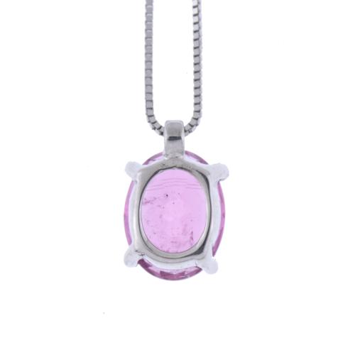 Pendant with tourmaline.