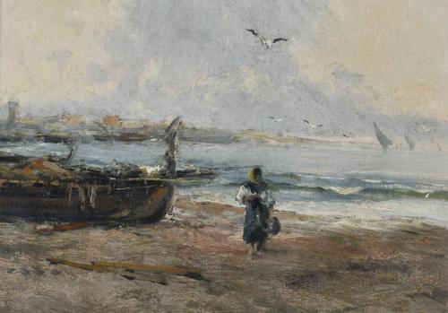 ELISEU MEIFRÉN ROIG (1859-1940). "Marina".