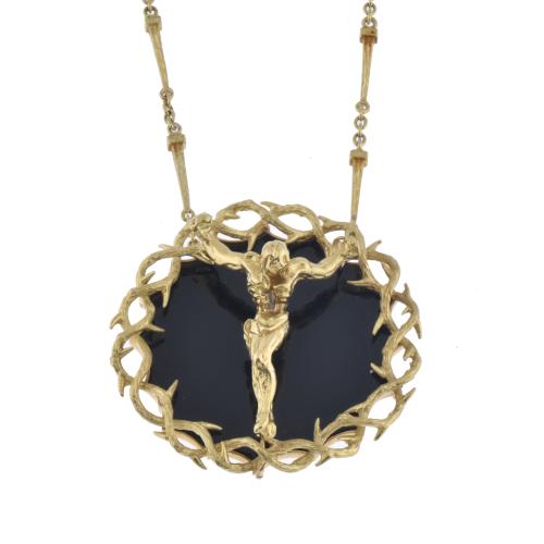 SALVADOR DALÍ I DOMÈNECH (1904-1989). ‘Christ of St. John of the Cross’ pendant.