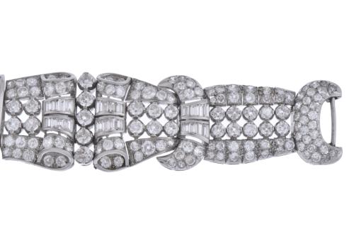 Diamonds bracelet, 1950&#39;s.