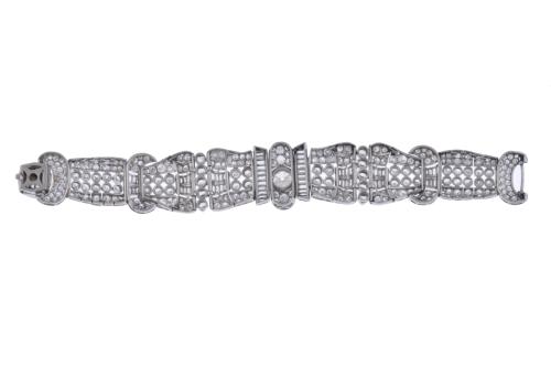 Diamonds bracelet, 1950&#39;s.