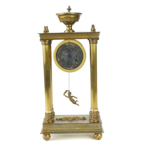 RELOJ DE PÓRTICO FRANCÉS TIPO IMPERIO, SIGLO XX