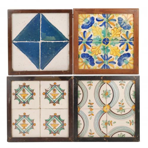 AZULEJOS CATALANES "DE MOSTRA", SIGLOS XVIII Y XIX