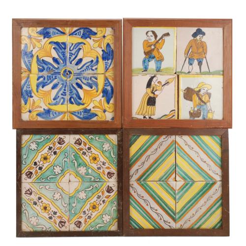 AZULEJOS CATALANES "DE MOSTRA" Y "D'ARTS I OFICIS", SIGLOS XVIII Y XIX