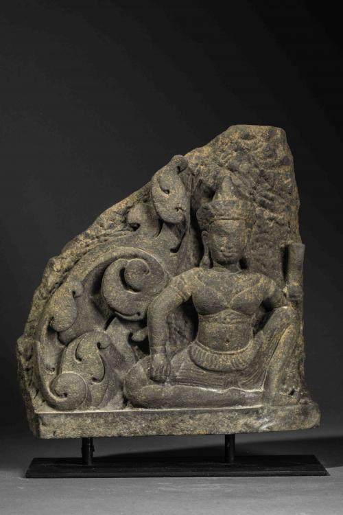 "VISHNU", ALTORRELIEVE CAMBOYANO, DE KHMER, SIGLOS XII Y XIII